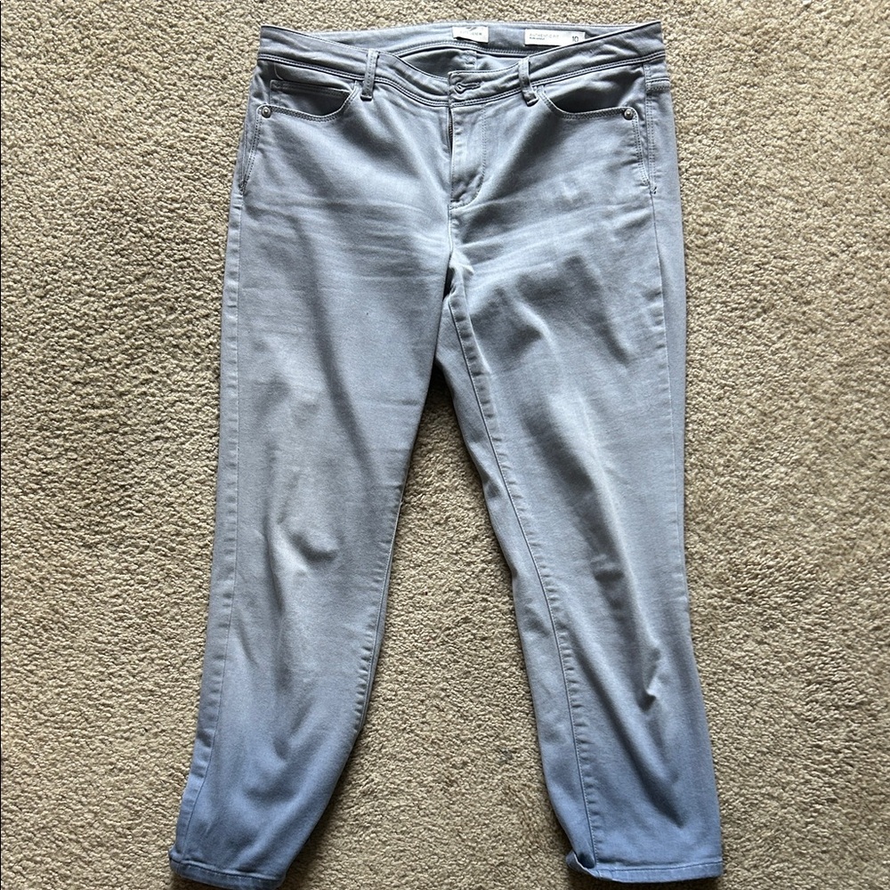 J. Jill Women's Soft Gray Ankle Jeans